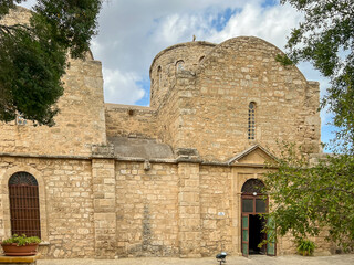 St. Barnabas Monastery, formerly a monastery and now an icon and archaeological museum in Enkomi, Cyprus