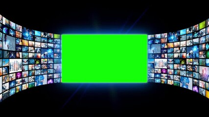 Aufkleber - シアター、映画、動画、映像、コンテンツ、番組、チャンネル、画面、スクリーン、テレビ、放送、報道、グリーンバック、クロマキー合成、はめ込み合成、ビジネス、テクノロジー、デジタル、データ、AI、生成、作品、アート、NFT、SNS、ニュース、ドラマ、美術館、ミュージアム、アーカイブ、ライブラリー、未来、システム、情報、ネットワーク、マーケティング、制作、クリエイティブ、編集、画像、コンセプト、イメージ、
