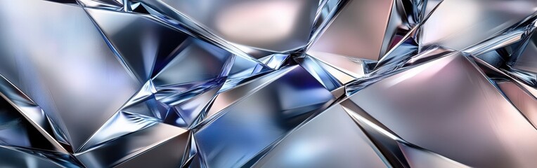 Leinwandbilder - Futuristic gradient background with abstract geometric shapes and vibrant colors promoting creativity and innovation in design