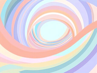 Wall Mural - pastel swirls: an abstract symphony of color and light