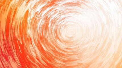 Leinwandbilder - Gradient of abstract circular pencil strokes creating a warm energy flow in vibrant orange and white hues