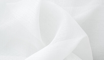 Wall Mural - abstract luxury white fabric texture background