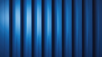 Canvas Print - Abstract blue gradient background with vertical stripes creating a smooth and modern texture ideal for design projects and presentations.