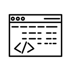 coding icon design