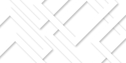 Leinwandbilder - Abstract background with lines White background with diamond and triangle shapes layered in modern abstract pattern design Space design concept Suit for business, corporate, institution presentation.	