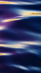 Wall Mural - A fluid and reflective water ripple effect, creating a smooth, glossy holographic sheen with rainbow light reflections