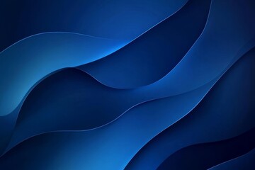 Wall Mural - abstract blue waves flowing, digital background, website design