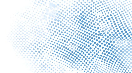 Wall Mural - a blue and white background with many small blue dots