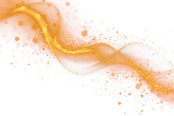 Wall Mural - gold dust particle flow light effect shimmer sparkle glitter png clipart transparent