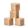 © Oksana_Latysheva - Brown sugar cubes stack isolated on white background