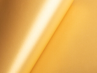 Poster - Shiny gold paper background with a smooth, glossy surface, elegant and luxurious texture reflecting light, perfect for festive and decorative applications.