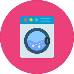 Wall Mural - Washing Machine Icon