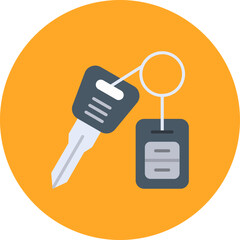 Wall Mural - Car Key Icon