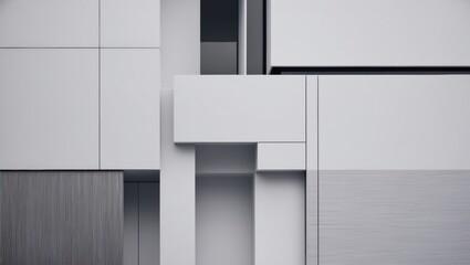 Aufkleber - Geometric Minimalist Artwork