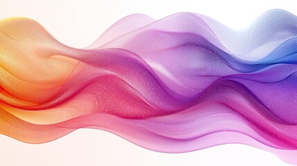Wall Mural - abstract colorful waves with glitter texture