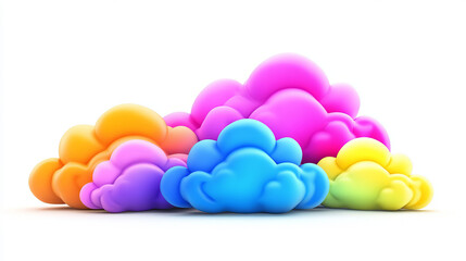 Wall Mural - data stream and cloud computing banner for information technology design. network communication, clo