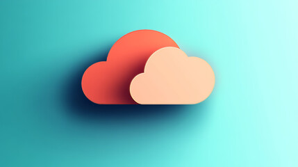 Wall Mural - data stream and cloud computing banner for information technology design. network communication, clo