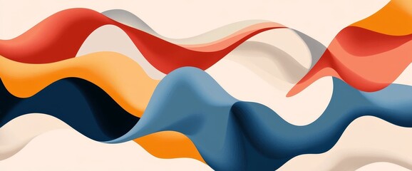 Wall Mural - white background showcases abstract technology lines. the grey wave swirls, echoing sound wave frequ