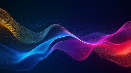 This abstract background image showcases the digital data stream with binary code, representing the concept of technology, information flow, connectivity, data processing, and innovation