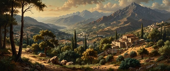 A grandiose spain landscape