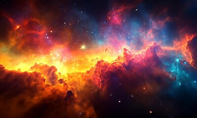 traveling through outer space