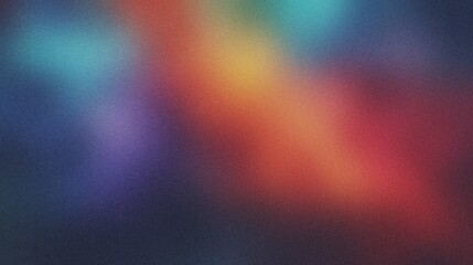 Grainy noisy gradient background, abstract noise texture, blurred vibrant colors, poster header backdrop design