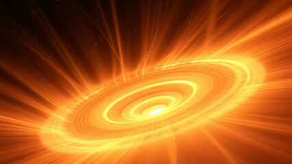 Wall Mural - Abstract Exploding Star in Space background