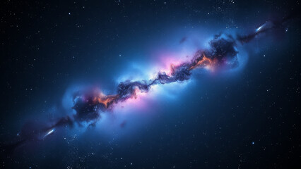 Wall Mural - Stunning Cosmic Nebula in Deep Space background