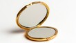 © siriwan - Gold Compact Mirror On White Background