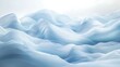 © Hassan - Fluid blue waves vapor on a clean white background, embodying a serene and airy aesthetic
