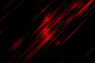 Wall Mural - abstract red lines streaking diagonally across a dark background creates a dynamic visual.