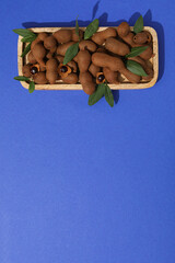 Wall Mural - Tamarind, concept of delicious food, fresh tamarind fruit