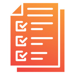 Wall Mural - Checklist Icon