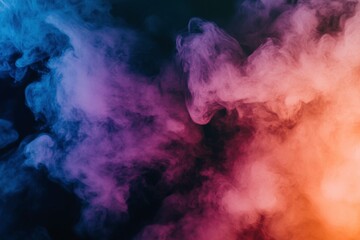 Wall Mural - abstract colorful smoke