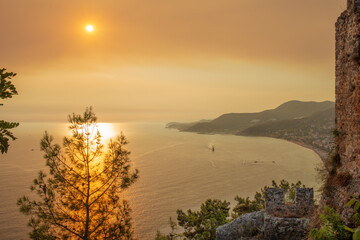 Wall Mural - beautiful views of alanya Türkiye for background