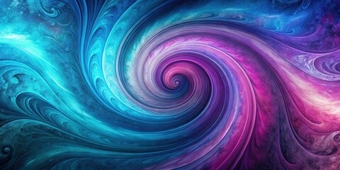 Colorful abstract art with swirling blue purple gradient on a textured background , Swirling Pattern, Bold Colors