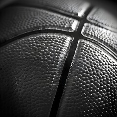 Monochromatic Basketball Abstract Geometric Background