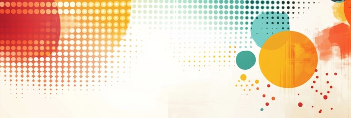 Wall Mural - Abstract Colorful Circles Graphic Design