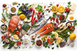 © 大 李 - salmon and vegetables