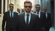 © Andsx - Securing the City: A Team of Bodyguards in Action