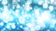 © Atmospheric stock - Blue bokeh background with sparkling light circles