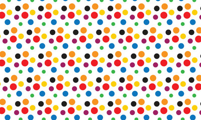 Poster - abstract simple coloring dot pattern can be used background.