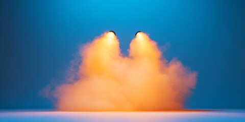 Poster - Futuristic Stage Lighting Dynamic Fog and LED Effects for Live Events - Modern Concert Ambience and Theatrical Atmosphere Design in Entertainment Spaces