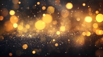 Wall Mural - Shiny silver glitter as background. Bokeh effect