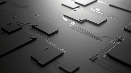 Abstract circuit board texture, technology background