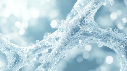 Wall Mural - crystalline structure, abstract background, science, medical, research