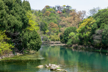 Wall Mural - The scenery of Huaxi River in Huaxi Park, Guiyang City, Guizhou Province, China