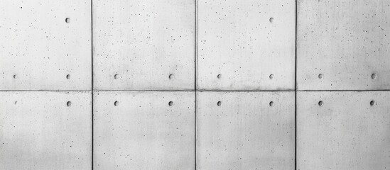 Leinwandbilder - Sleek modern concrete floor background with a minimalist aesthetic featuring gray tones and subtle textured panel arrangement for contemporary design.