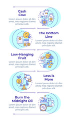 Wall Mural - financial profits regulation infographic vertical sequence. income management, regulation. visualiza