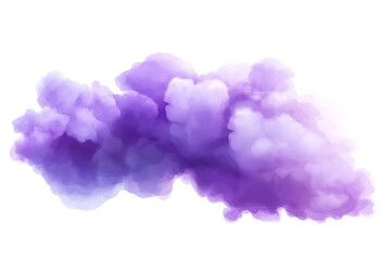 Wall Mural - ethereal purple smoke cloud: vector graphic design element. perfect for mystical, magical, fantasy, 